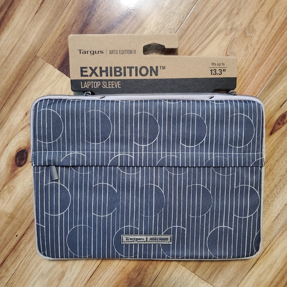 Targus Arts Edition II Exhibition 13.3" Laptop Sleeve, charcoal circles